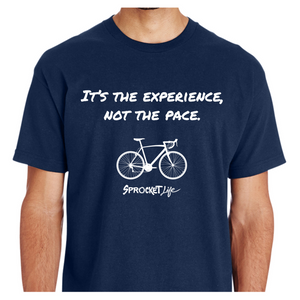 "It's the Experience, Not the Pace" - Adult Crew Neck